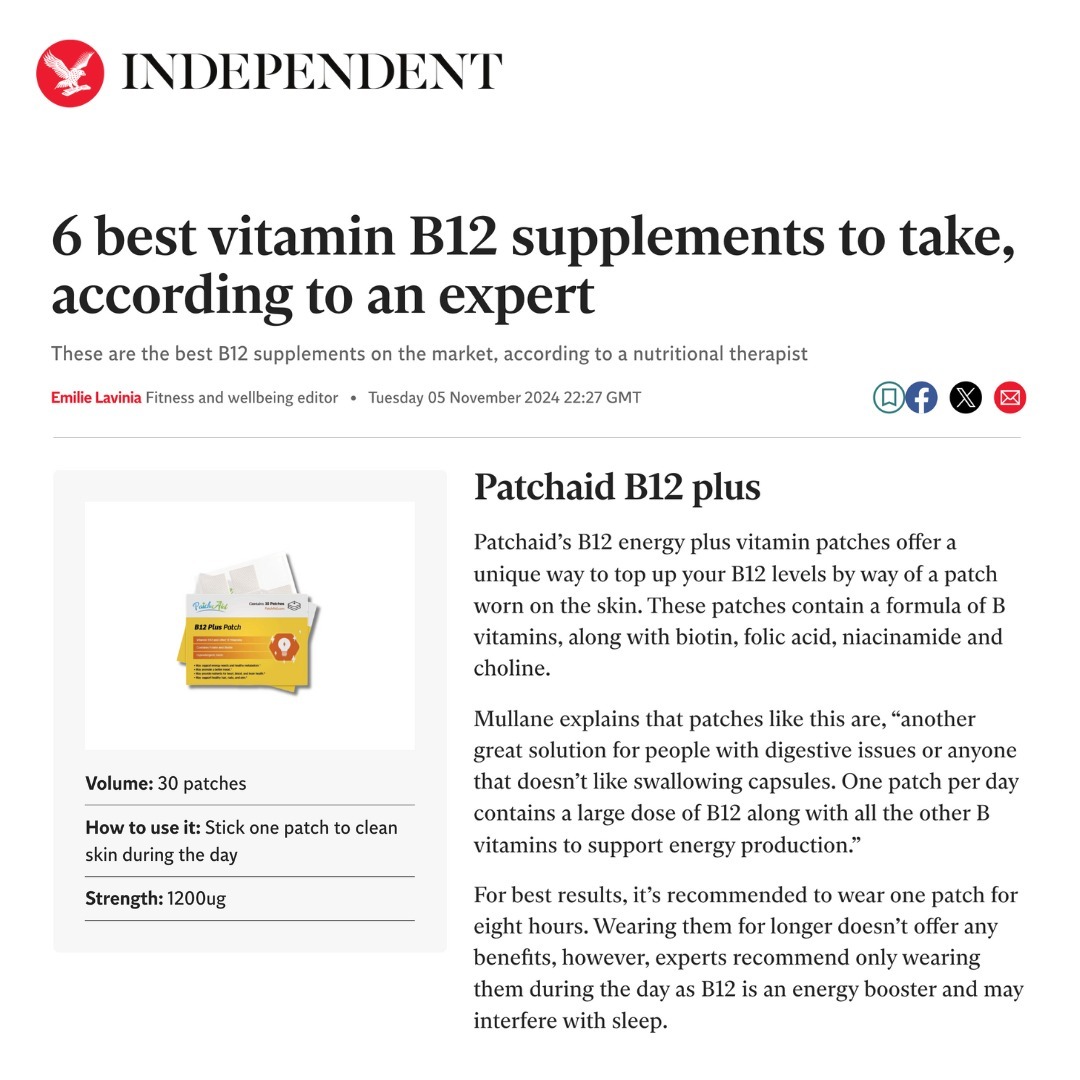 Woo hoo! Another of our products has been featured in @the.independent best supplements line up. 🏆