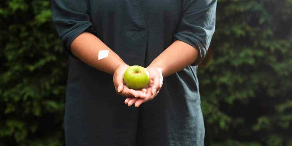 vitamin patch on skin